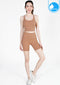 IBY - Bermuda Yoga Short Biker - Light Brown