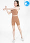 IBY - Bermuda Yoga Short Biker - Light Brown