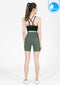 IBY - Bermuda Yoga Short Biker - Dark Green