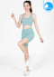 สปอร์ตบรา บราโยคะ บราออกกำลังกาย IBY - Yoga Sport Bra Light Support Blend - Light Blue