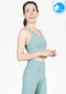สปอร์ตบรา บราโยคะ บราออกกำลังกาย IBY - Yoga Sport Bra Light Support Blend - Light Blue