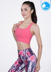 IBY - Yoga Sport Bra Light Support Be Fine - Berry Pink ชมพูเบอรี่