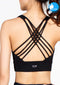 Sports bra, yoga bra, exercise bra IBY - Yoga Sport Bra Light Support Wild - Black Black *Ready to ship*
