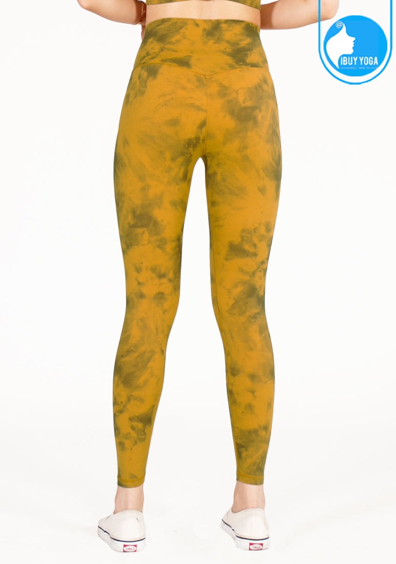IBY - High Waist Yoga Legging Cloud - Yellow เหลือง