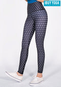 IBY-Long yoga pants, model 535S - Ck pattern