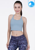 IBY - Yoga Sport Crop With Bra Cropped - aero blue