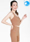 สปอร์ตบรา บราโยคะ บราออกกำลังกาย IBY - Yoga Sport Crop With Bra Cropped - Light Brown