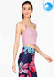 สปอร์ตบรา บราโยคะ บราออกกำลังกาย IBY - Yoga Sport Crop With Bra Cropped - สีชมพูดอกบัว