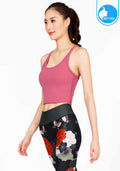 Sports bra, yoga bra, exercise bra IBY - Yoga Sport Crop With Bra Cropped - Tun Pink, muted pink