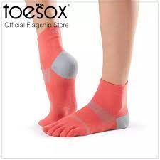 Toesox - Minnie Sport Socks-S-Papaya