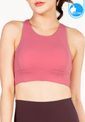 Sports bra, yoga bra, exercise bra IBY - Yoga Sport Bra Light Support Twisted - Pink *Ready to ship*