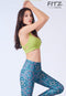 สปอร์ตบรา บราโยคะ บราออกกำลังกาย Fitz - Essential Bra - Light Green