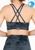 Sports bra, yoga bra, exercise bra IBY - Yoga Sport Bra Cloud - Black Black *Ready to ship*