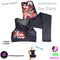 Sports bra, yoga bra, exercise bra, Fitz - Fairy crop Bra - Sakura Night Bloom *Ready to send*