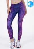 FITZ yoga pants, exercise, 9-inch legs, Bright pattern