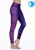 FITZ yoga pants, exercise, 9-inch legs, Bright pattern