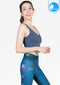 สปอร์ตบรา บราโยคะ บราออกกำลังกาย IBY - Yoga Sport Crop With Bra Focus - Dark Blue