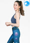 สปอร์ตบรา บราโยคะ บราออกกำลังกาย IBY - Yoga Sport Crop With Bra Focus - Dark Blue