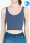 สปอร์ตบรา บราโยคะ บราออกกำลังกาย IBY - Yoga Sport Crop With Bra Focus - Dark Blue