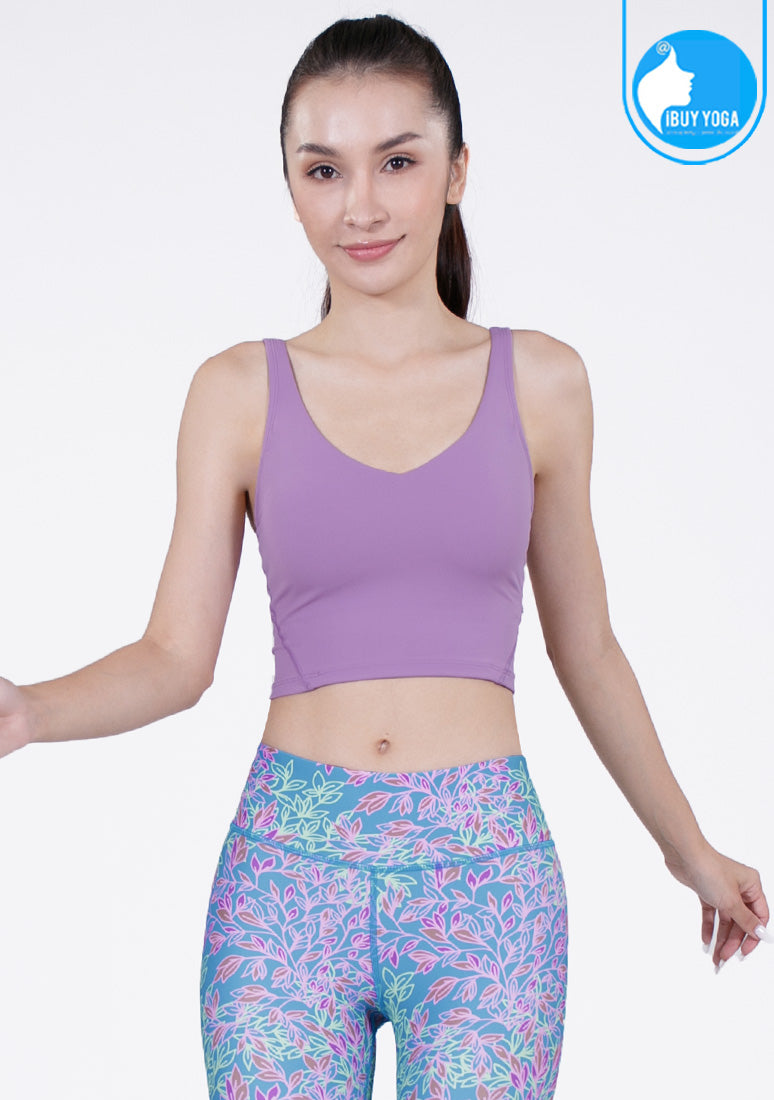 IBY - Yoga Sport Crop With Bra Focus - Lavender