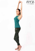 Fitz High Waist 7/8 Legging - Diane - Green Army