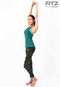 Fitz High Waist 7/8 Legging - Diane - Green Army
