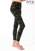 Fitz High Waist 7/8 Legging - Diane - Green Army