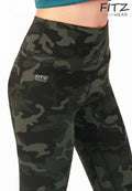 Fitz High Waist 7/8 Legging - Diane - Green Army