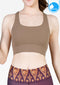 สปอร์ตบรา บราโยคะ บราออกกำลังกาย IBY - Yoga Sport Bra Gym - Brown น้ำตาล