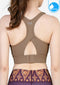 สปอร์ตบรา บราโยคะ บราออกกำลังกาย IBY - Yoga Sport Bra Gym - Brown น้ำตาล