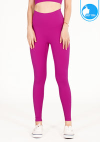 IBY - Yoga High Waist Long Legging Sun Bright - Pink สีบานเย็น