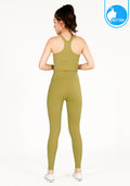 Sports bra, yoga bra, exercise bra IBY - Yoga Sport Crop With Bra Cropped - Olive Green