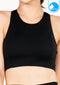 สปอร์ตบรา บราโยคะ บราออกกำลังกาย IBY - Yoga Sport Bra Light Support Twisted - Black *พร้อมส่ง*
