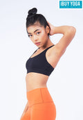 Sports bra, yoga bra, exercise bra IBY - Sport Bra No.801 - Black *Ready to ship*