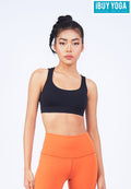 Sports bra, yoga bra, exercise bra IBY - Sport Bra No.801 - Black *Ready to ship*