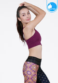 IBY - Yoga Sport Bra Light Support Keep On - Pulple Plun Purple Prune