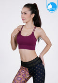 IBY - Yoga Sport Bra Light Support Keep On - Pulple Plun Purple Prune