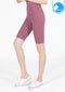 กางเกงโยคะขาสั้น IBY - High Waist Yoga Knee Breeches - Pink