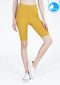 กางเกงโยคะขาสั้น IBY - High Waist Yoga Knee Breeches - Yellow