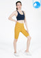 กางเกงโยคะขาสั้น IBY - High Waist Yoga Knee Breeches - Yellow