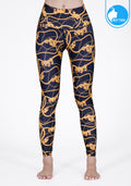 IBY-Yoga pants, long legs, model 535S - Golden Rope pattern