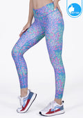 FITZ Yoga pants, exercise, 9-inch legs, Leocadio pattern
