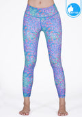 FITZ Yoga pants, exercise, 9-inch legs, Leocadio pattern