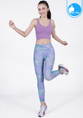 FITZ Yoga pants, exercise, 9-inch legs, Leocadio pattern