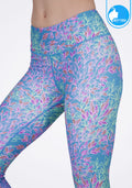 FITZ Yoga pants, exercise, 9-inch legs, Leocadio pattern