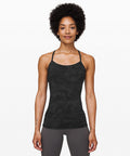 Lululemon - Power Y Tank - Incognito Camo Multi Gray 