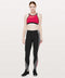 Lululemon Get Going Train Tight - Black/Heathered Black/Flamenco Red