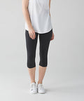 Lululemon - Flow & Go Crop -Black 