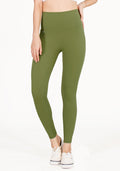 IBY - Yoga High Waist Long Legging Beyond - Green Fern