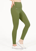 IBY - Yoga High Waist Long Legging Beyond - Green Fern